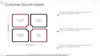 Enterprise Scheme Administrative Synopsis Customer Growth Matrix Ppt Infographics