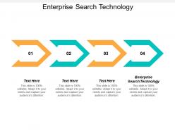 Enterprise search technology ppt powerpoint presentation icon rules cpb