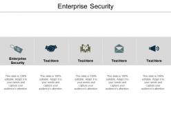 Enterprise security ppt powerpoint presentation slides show cpb