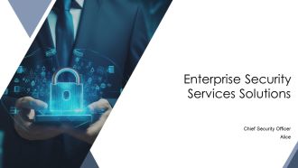 Enterprise Security Services Solutions PPT Sample AT