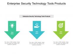 Enterprise security technology tools products ppt powerpoint presentation icon clipart cpb