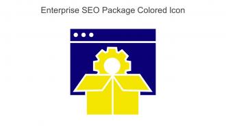 Enterprise SEO Package Colored Icon In Powerpoint Pptx Png And Editable Eps Format
