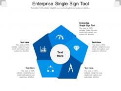 Enterprise single sign tool ppt powerpoint presentation styles picture cpb