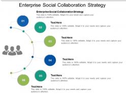 Enterprise social collaboration strategy ppt powerpoint presentation slides templates cpb