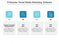 Enterprise social media marketing software ppt powerpoint presentation summary inspiration cpb