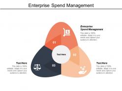 Enterprise spend management ppt powerpoint presentation gallery icons cpb