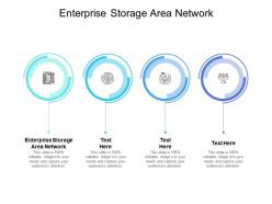 Enterprise storage area network ppt powerpoint presentation visual aids cpb