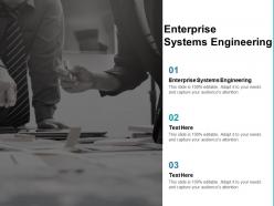 Enterprise systems engineering ppt powerpoint presentation model example cpb