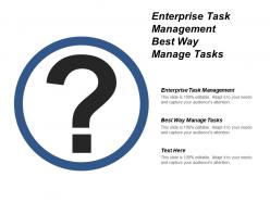 Enterprise task management best way manage tasks cpb