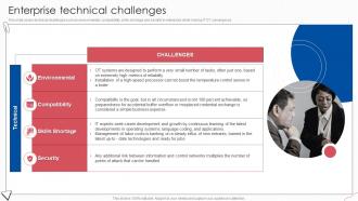 Enterprise Technical Challenges Digital Transformation Of Operational Industries
