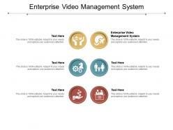 Enterprise video management system ppt powerpoint presentation styles display cpb