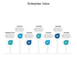 Enterprise voice ppt powerpoint presentation layouts graphics template cpb