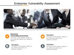 Enterprise vulnerability assessment ppt powerpoint presentation model slides cpb