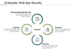 Enterprise web app security ppt powerpoint presentation example 2015 cpb