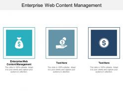 Enterprise web content management ppt powerpoint presentation styles graphics pictures cpb