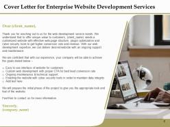 Enterprise Website Development Proposal Template Powerpoint Presentation Slides