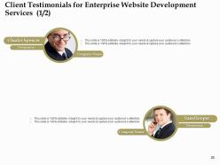 Enterprise Website Development Proposal Template Powerpoint Presentation Slides