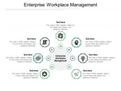 Enterprise workplace management ppt powerpoint presentation pictures infographics cpb