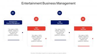 Entertainment Business Management In Powerpoint And Google Slides Cpb