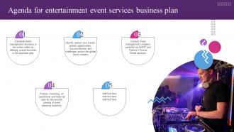 Entertainment Event Services Business Plan Powerpoint Presentation Slides Interactive Captivating