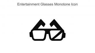 Entertainment Glasses Monotone Icon In Powerpoint Pptx Png And Editable Eps Format