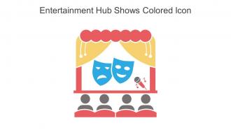 Entertainment Hub Shows Colored Icon In Powerpoint Pptx Png And Editable Eps Format