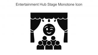 Entertainment Hub Stage Monotone Icon In Powerpoint Pptx Png And Editable Eps Format