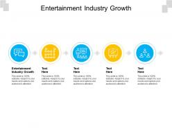 Entertainment industry growth ppt powerpoint portfolio graphic images cpb