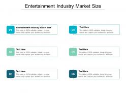 Entertainment industry market size ppt powerpoint presentation ideas cpb
