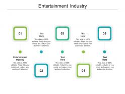 Entertainment industry ppt powerpoint presentation model tips cpb