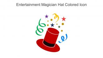 Entertainment Magician Hat Colored Icon In Powerpoint Pptx Png And Editable Eps Format