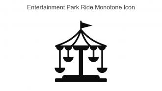 Entertainment Park Ride Monotone Icon In Powerpoint Pptx Png And Editable Eps Format