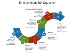 Entertainment tax deduction ppt powerpoint presentation visual aids infographic template cpb
