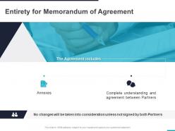 Entirety for memorandum of agreement ppt powerpoint presentation model tips