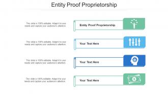 Entity Proof Proprietorship Ppt Powerpoint Presentation Summary Cpb