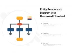 Entity relationship diagram with downward flowchart