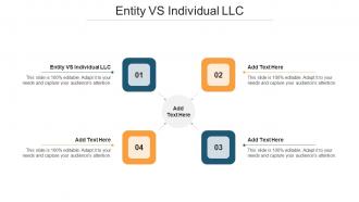 Entity VS Individual LLC Ppt Powerpoint Presentation Pictures Graphics Cpb
