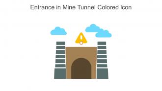 Entrance In Mine Tunnel Colored Icon In Powerpoint Pptx Png And Editable Eps Format