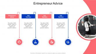 Entrepreneur Advice In Powerpoint And Google Slides Cpb
