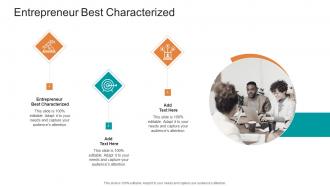 Entrepreneur Best Characterized In Powerpoint And Google Slides Cpb