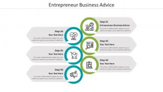 Entrepreneur business advice ppt powerpoint presentation ideas graphic tips cpb