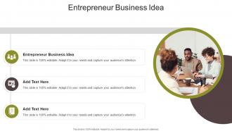 Entrepreneur Business Idea In Powerpoint And Google Slides Cpb