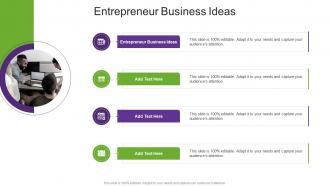 Entrepreneur Business Ideas In Powerpoint And Google Slides Cpb