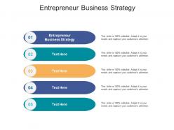 Entrepreneur business strategy ppt powerpoint presentation infographic template shapes cpb