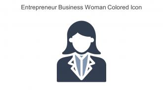 Entrepreneur Business Woman Colored Icon In Powerpoint Pptx Png And Editable Eps Format