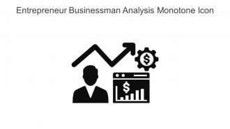 Entrepreneur Businessman Analysis Monotone Icon In Powerpoint Pptx Png And Editable Eps Format