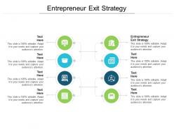 Entrepreneur exit strategy ppt powerpoint presentation inspiration show cpb