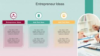Entrepreneur Ideas In Powerpoint And Google Slides Cpb