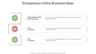 Entrepreneur Online Business Ideas In Powerpoint And Google Slides Cpb