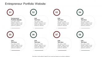 Entrepreneur Portfolio Website In Powerpoint And Google Slides Cpb